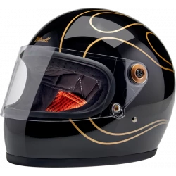 Κράνος μηχανής BILTWELL GRINGO S BLACK FLAME Κράνος μηχανής BILTWELL GRINGO S BLACK FLAME