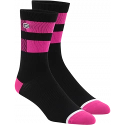 Κάλτσες ποδηλασίας 100% FLOW PINK Κάλτσες ποδηλασίας 100% FLOW PINK