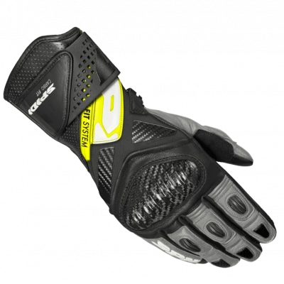 Γάντια μηχανής SPIDI CARBO FIT YELLOW FLUO