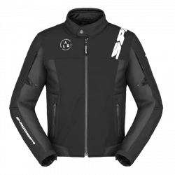 Μπουφάν μηχανής SPIDI CORSA TEX BLACK/WHITE Μπουφάν μηχανής SPIDI CORSA TEX BLACK/WHITE