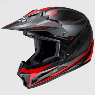 Παιδικό κράνος motocross HJC CL-XY II DRIFT GRAY/RED
