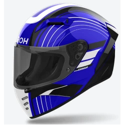 Κράνος μηχανής AIROH CONNOR ACHIEVE BLUE GLOSS Κράνος μηχανής AIROH CONNOR ACHIEVE BLUE GLOSS