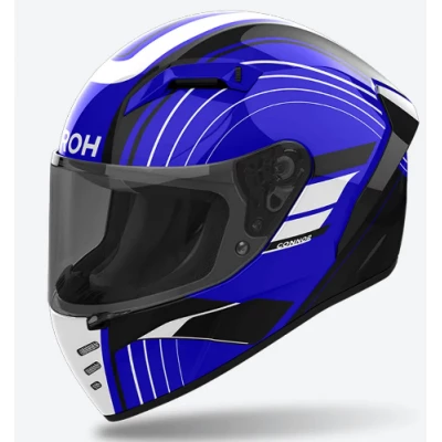 Κράνος μηχανής AIROH CONNOR ACHIEVE BLUE GLOSS Κράνος μηχανής AIROH CONNOR ACHIEVE BLUE GLOSS