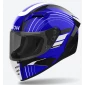 Κράνος μηχανής AIROH CONNOR ACHIEVE BLUE GLOSS thumb