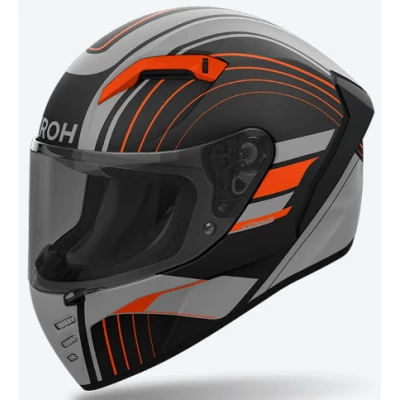 Κράνος μηχανής AIROH CONNOR ACHIEVE ORANGE MATT Κράνος μηχανής AIROH CONNOR ACHIEVE ORANGE MATT