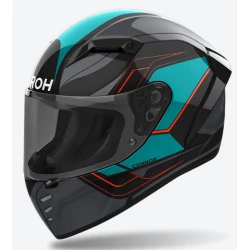 Κράνος μηχανής AIROH CONNOR DUNK CYAN GLOSS Κράνος μηχανής AIROH CONNOR DUNK CYAN GLOSS