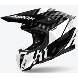 Κράνος μηχανής AIROH TWIST 3 THUNDER BLACK/WHITE Κράνος μηχανής AIROH TWIST 3 THUNDER BLACK/WHITE