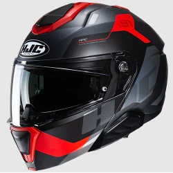 Κράνος μηχανής HJC i91 CARST BLACK/RED