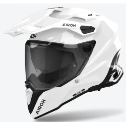 Κράνος μηχανής AIROH COMMANDER 2 WHITE GLOSS Κράνος μηχανής AIROH COMMANDER 2 WHITE GLOSS