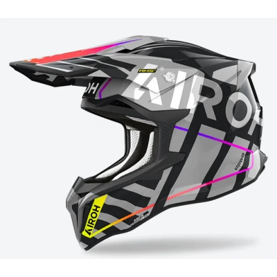 Κράνος μηχανής AIROH STRYCKER BRAVE GRAY GLOSS Κράνος μηχανής AIROH STRYCKER BRAVE GRAY GLOSS