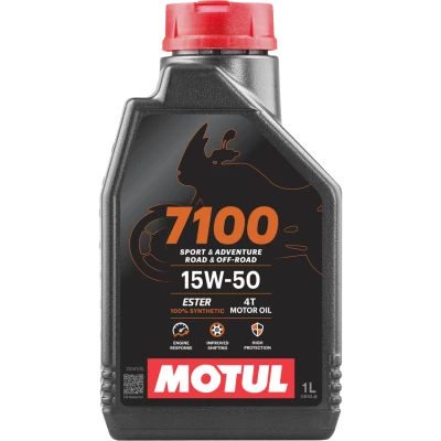 Λάδι μηχανής MOTUL 7100 4T 15W-50 - 1 λίτρο