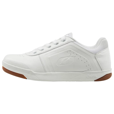 Παπο΄υτσια ποδηλασίας O'NEAL PINNED FLAT PEDAL WHITE