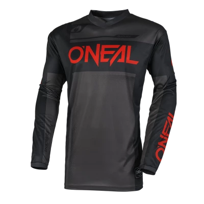 Παιδική μπλούζα motocross O'NEAL ELEMENT RACEWEAR BLACK/GRAY/RED V.25