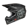 Κράνος μηχανής motocross O'NEAL 3SERIES STATIC BLACK/GRAY V.25