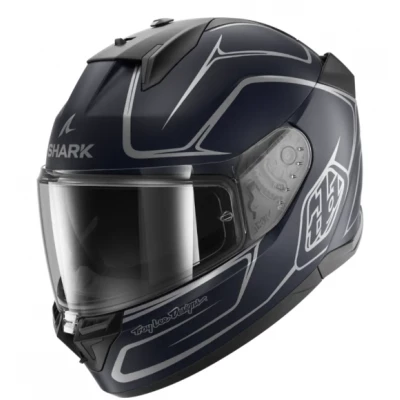 Κράνος μηχανής SHARK D-SKWAL 3 DRONE BLACK/SILVER MATT