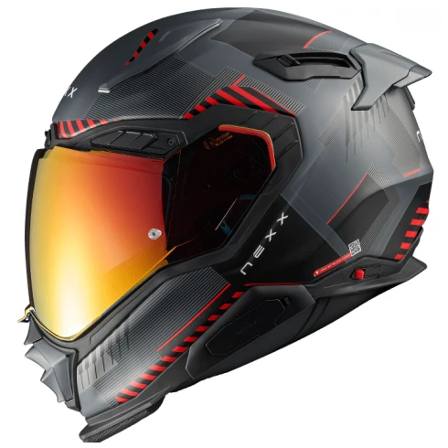 Κράνος μηχανής NEXX X.WST3 FLUENCE GREY RED MATT