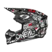 Κράνος motocross O'NEAL 3SERIES ATTACK BLACK/WHITE V.25 thumb
