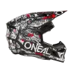 Κράνος motocross O'NEAL 3SERIES ATTACK BLACK/WHITE V.25 thumb