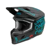 Κράνος μηχανής motocross O'NEAL 3SERIES STATIC BLACK/TEAL V.25 Κράνος μηχανής motocross O'NEAL 3SERIES STATIC BLACK/TEAL V.25 thumb