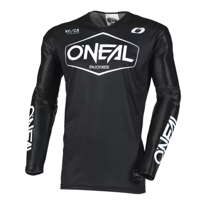 Μπλούζα μηχανής motocross O'NEAL MAYHEM HEXX BLACK/WHITE V.25