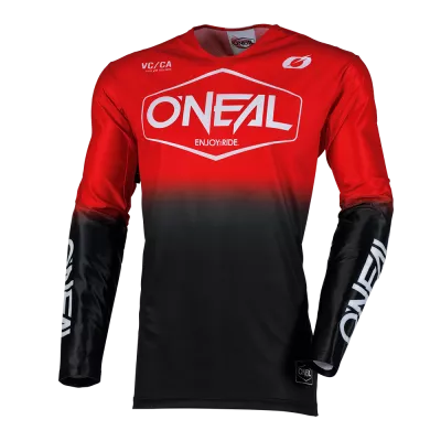 Μπλούζα μηχανής motocross O'NEAL MAYHEM HEXX BLACK/RED V.25