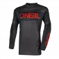 Μπλούζα μηχανής motocross O`NEAL ELEMENT RACEWEAR BLACK/GRAY/RED V.25 thumb