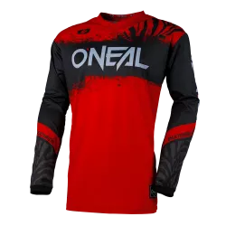 Μπλούζα μηχανής motocross O'NEAL ELEMENT SHOCKER BLACK/RED V.25 Μπλούζα μηχανής motocross O'NEAL ELEMENT SHOCKER BLACK/RED V.25