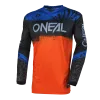 Μπλούζα μηχανής motocross O'NEAL ELEMENT SHOCKER BLACK/ORANGE V.25