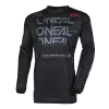 Μπλούζα μηχανής motocross O'NEAL ELEMENT STATIC BLACK/GRAY V.25