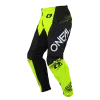 Παντελόνι μηχανής motocross O'NEAL ELEMENT RACEWEAR BLACK/NEON YELLOW V.25