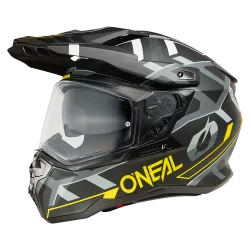 Κράνος μηχανής Enduro D-SRS SQUARE BLACK/NEON YELLOW/GRAY V.25 Κράνος μηχανής Enduro D-SRS SQUARE BLACK/NEON YELLOW/GRAY V.25
