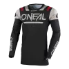 Μπλούζα μηχανής motocross O'NEAL PRODIGY FIVE FOUR BLACK/GRAY V.25