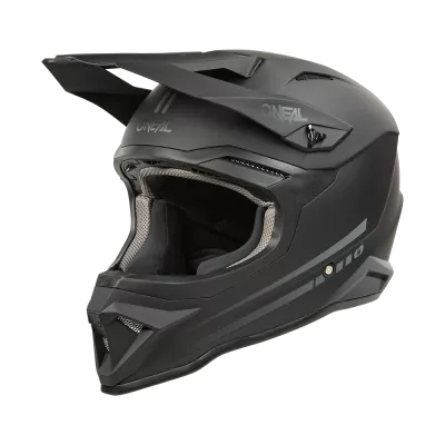 Κράνος motocross O'NEAL 1SERIES SOLID BLACK V.25