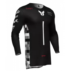 Μπλούζα μηχανής motocross THOR SPORTMODE RIOT BLACK/RED Μπλούζα μηχανής motocross THOR SPORTMODE RIOT BLACK/RED