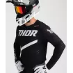 Μπλούζα μηχανής motocross THOR SPORTMODE BRAVE BLACK thumb