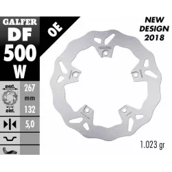 Δισκοπλακα μοτοσυκλέτας εμπρός Galfer WAVE FIXED DISC DF500W Δισκοπλακα μοτοσυκλέτας εμπρός Galfer WAVE FIXED DISC DF500W