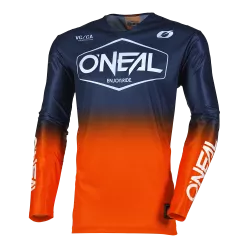 Μπλούζα μηχανής motocross O'NEAL MAYHEM HEXX BLUE/ORANGE V.25 Μπλούζα μηχανής motocross O'NEAL MAYHEM HEXX BLUE/ORANGE V.25