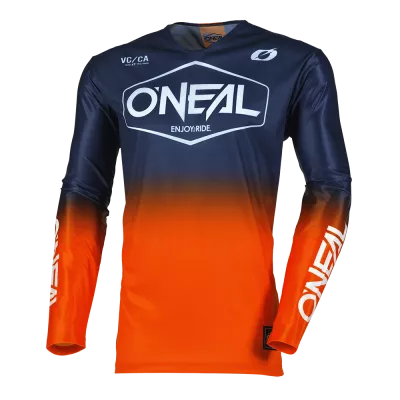 Μπλούζα μηχανής motocross O'NEAL MAYHEM HEXX BLUE/ORANGE V.25