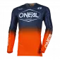 Μπλούζα μηχανής motocross O'NEAL MAYHEM HEXX BLUE/ORANGE V.25 thumb