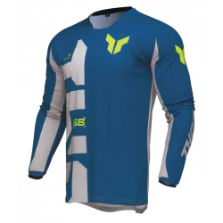 Μπλούζα μηχανής motocross THOR LAUNCHMODE FORGE BLUE Μπλούζα μηχανής motocross THOR LAUNCHMODE FORGE BLUE