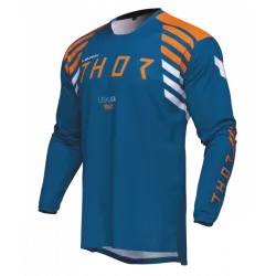 Μπλούζα μηχανής motocross THOR LAUNCHMODE ZONE ORANGE Μπλούζα μηχανής motocross THOR LAUNCHMODE ZONE ORANGE