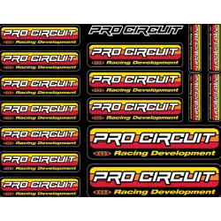 Αυτοκόλλητα PRO CIRC LOGO DECAL SHEET Αυτοκόλλητα PRO CIRC LOGO DECAL SHEET