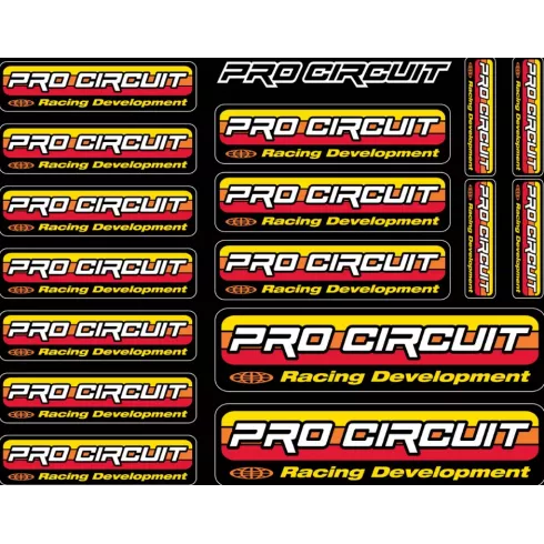 Αυτοκόλλητα PRO CIRC LOGO DECAL SHEET
