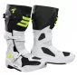 Μπότες μηχανής SHOT Race 6 Black White Neon Yellow thumb