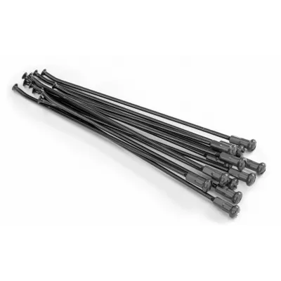 Ακτίνες τροχού μοτοσυκλέτας KITE SPOKES 18 RR BK/SI NIP Black