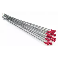 Ακτίνες τροχού μοτοσυκλέτας KITE SPOKES 18 RR SI/RO NIP Red Ακτίνες τροχού μοτοσυκλέτας KITE SPOKES 18 RR SI/RO NIP Red