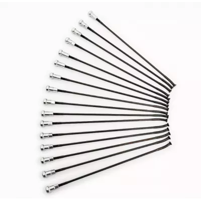 Ακτίνες τροχού μοτοσυκλέτας KITE SPOKES 19 FR BK/SI 16PC Silver