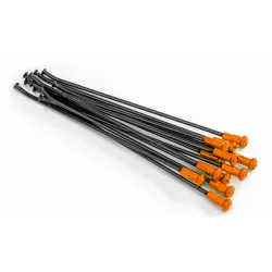 Ακτίνες τροχού μοτοσυκλέτας KITE SPOKES 19 RR BK / OR NI 12PC Black/Orange
