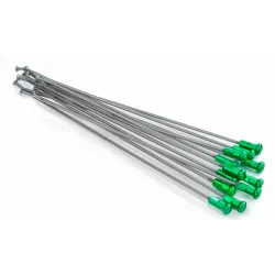 Ακτίνες τροχού μοτοσυκλέτας KITE SPOKES 19 RR SI /GN NIP 12PC Silver/Green Ακτίνες τροχού μοτοσυκλέτας KITE SPOKES 19 RR SI /GN NIP 12PC Silver/Green