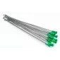 Ακτίνες τροχού μοτοσυκλέτας KITE SPOKES 19 RR SI /GN NIP 12PC Silver/Green thumb